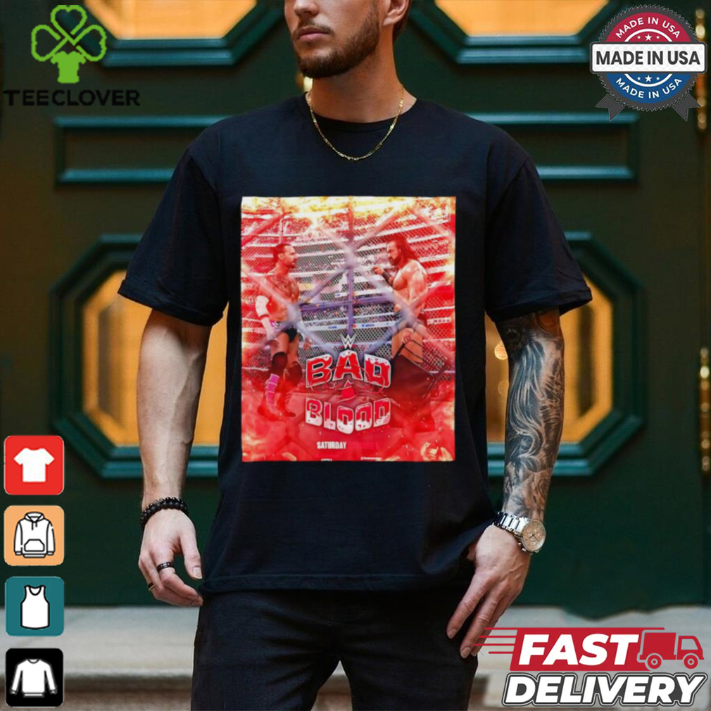 WWE Bad Blood CM Punk vs Drew McIntyre shirt WWE Bad Blood CM Punk vs Drew McIntyre shirt