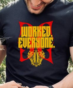 WWE Christian Cage Worked everyone logo shirt