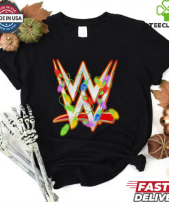 WWE Christmas Lights logo shirt