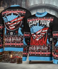 WWE Cody Rhodes Claim Your Kingdom Ugly Holiday Sweater