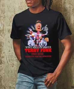 WWE Hall of Famer Terry Funk 1944 2023 thank you for the memories shirt