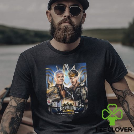 WWE King And Queen Of The Ring Matchup Head To Head Undisputed WWE Champion Cody Rhodes Vs United States Champion Logan Paul T Shirt