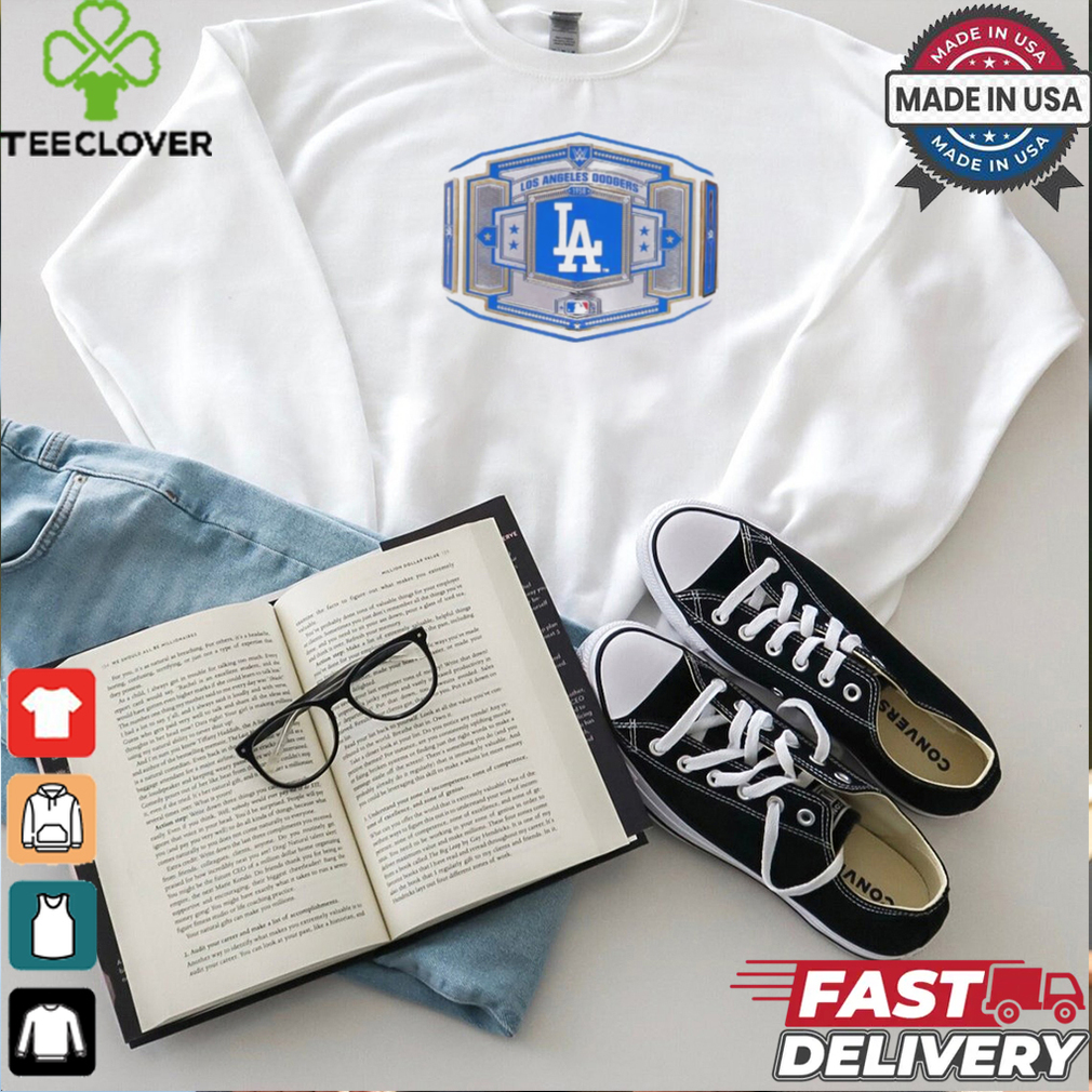 WWE Los Angeles Dodgers Baseball Shirt WWE Los Angeles Dodgers Baseball Shirt