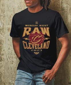 WWE Monday Night RAW x Cleveland Cavaliers 2023 Vintage T Shirt