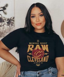 WWE Monday Night RAW x Cleveland Cavaliers 2023 Vintage T Shirt