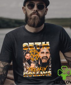 WWE Seth Freakin Rollins Shiny Golden Portrait T Shirt