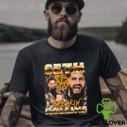 WWE Seth Freakin Rollins Shiny Golden Portrait T Shirt