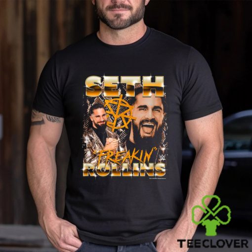 WWE Seth Freakin Rollins Shiny Golden Portrait T Shirt