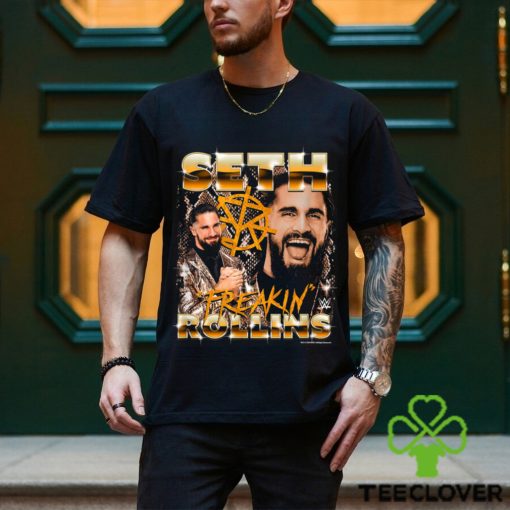 WWE Seth Freakin Rollins Shiny Golden Portrait T Shirt