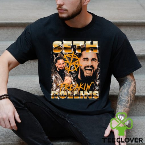 WWE Seth Freakin Rollins Shiny Golden Portrait T Shirt