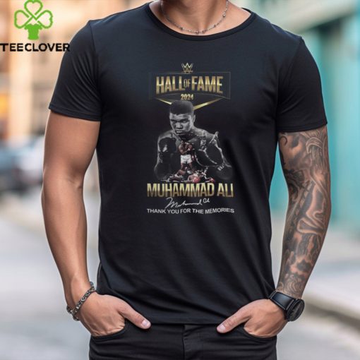 WWE Shop Hall Of Fame 2024 Muhammad Ali Thank You For The Memories T Shirt