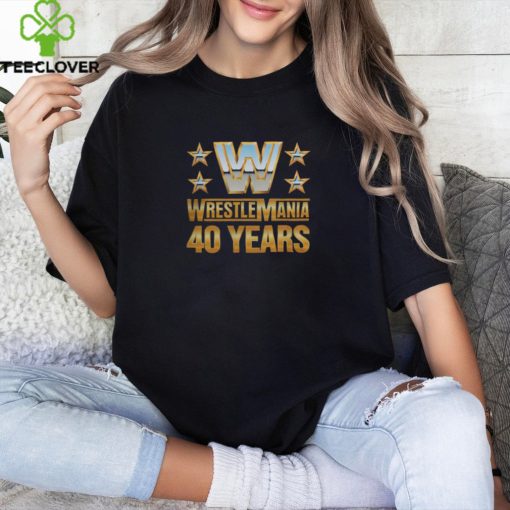 WWE Shop Wrestlemania 40 Over the Years T Shirt