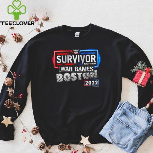 WWE Survivor Series War Games Boston 2022 neon logo hoodie, sweater, longsleeve, shirt v-neck, t-shirt