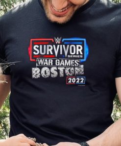 WWE Survivor Series War Games Boston 2022 neon logo shirt