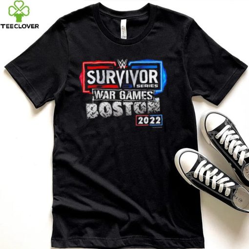 WWE Survivor Series War Games Boston 2022 neon logo hoodie, sweater, longsleeve, shirt v-neck, t-shirt