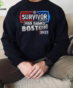 WWE Survivor Series War Games Boston 2022 neon logo hoodie, sweater, longsleeve, shirt v-neck, t-shirt