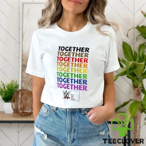 WWE Together Pride T hoodie, sweater, longsleeve, shirt v-neck, t-shirt