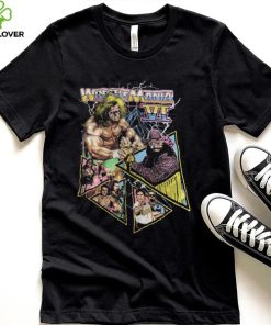 WWE WWF WrestleMania VI Men's WRESTLING 90's RETRO T Shirt