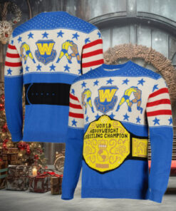 WWE World Heavyweight Champion Ugly Holiday Sweater