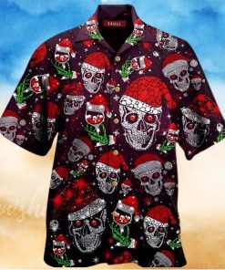 Buy Bling Skull And Wine Hawaiian Aloha Shirt