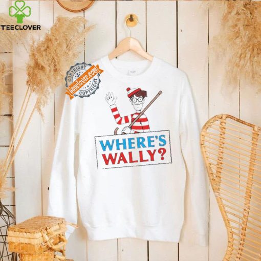 Waar is Wally Where’s Wally with red and white hoodie, sweater, longsleeve, shirt v-neck, t-shirt