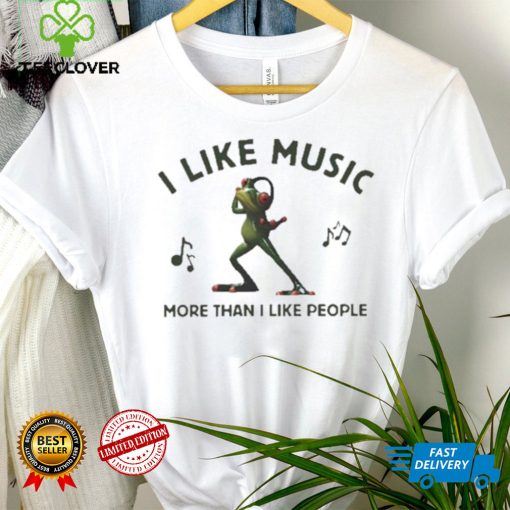 Wackyprint I Like Music More Than I Like People Shirt