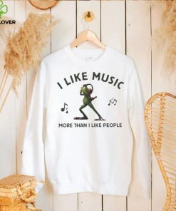 Wackyprint I Like Music More Than I Like People Shirt