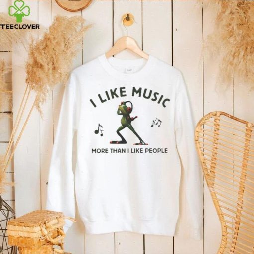 Wackyprint I Like Music More Than I Like People Shirt