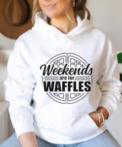 Waffle Weekends Are For Waffles Funny Vintage Breakfast T Shirt