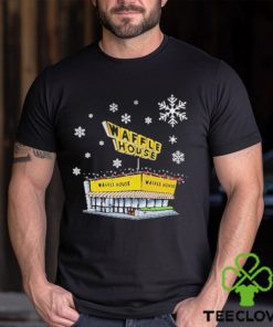 Waffle house blue Christmas shirt