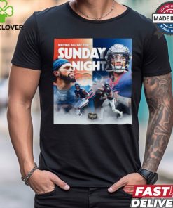 Waiting All Day For Sunday Night Chicago Bears vs Houston Texans 2024 Poster t shirt