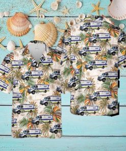 Wake County EMS North Carolina Aloha Hawaiian Shirt Men And Women Beach Shirt