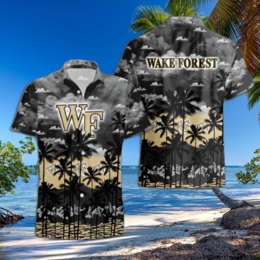 Wake Forest Demon Palms Tree Hawaiian Shirt