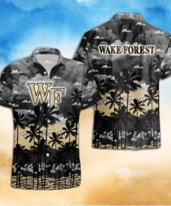 Wake Forest Demon Palms Tree Hawaiian Shirt