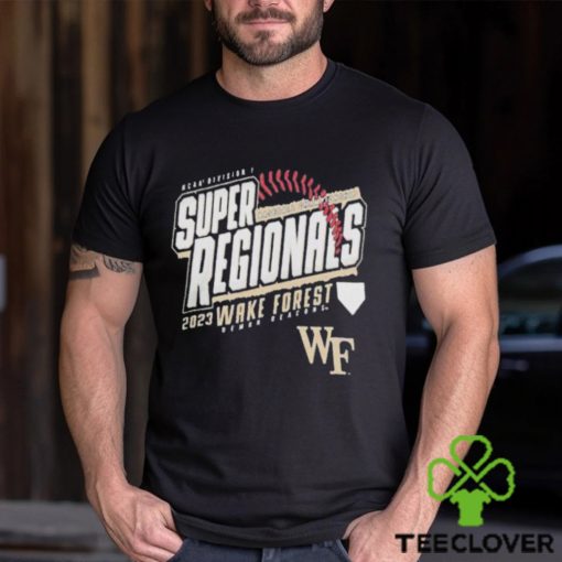 Wake Forest University Baseball 2023 Super Regional Bound shirt