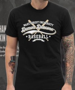 Wake Forest University Demon Deacons baseball logo shirt 4 Wake Forest University Demon Deacons baseball logo shirt