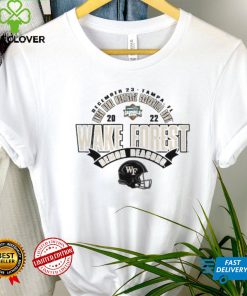 Wake Forest University Football Gasparilla Bowl 2022 Shirt