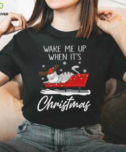 Wake Me Up When It's Christmas Shirt