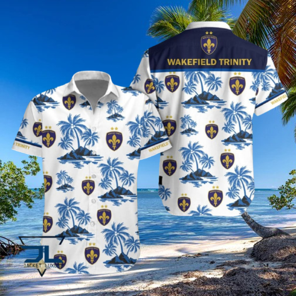 Wakefield Trinity Coconut Island Hawaiian Shirt Wakefield Trinity Coconut Island Hawaiian Shirt