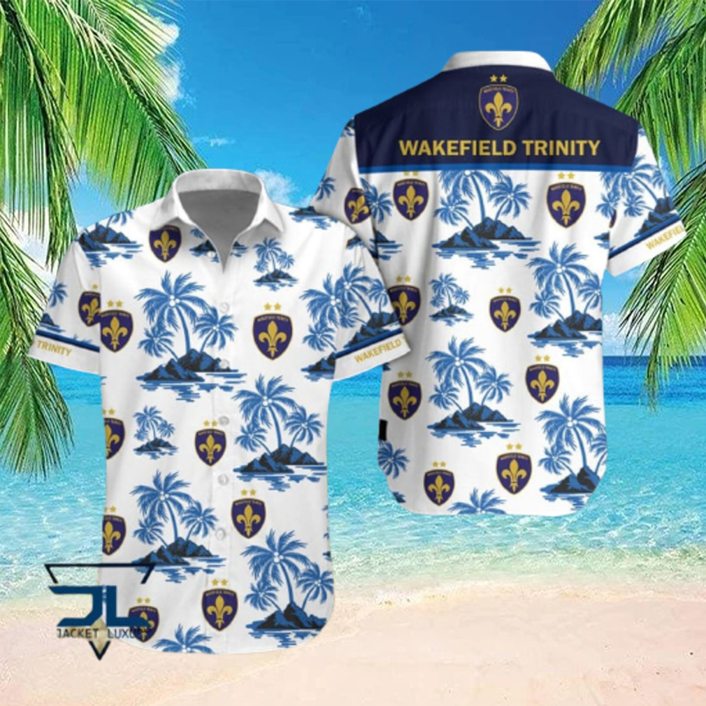 Wakefield Trinity Coconut Island Hawaiian Shirt Wakefield Trinity Coconut Island Hawaiian Shirt