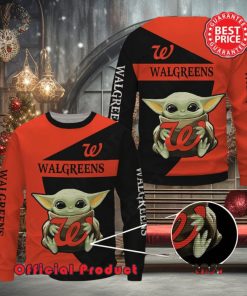 Walgreens Baby Yoda With Logo Ugly Christmas Sweater