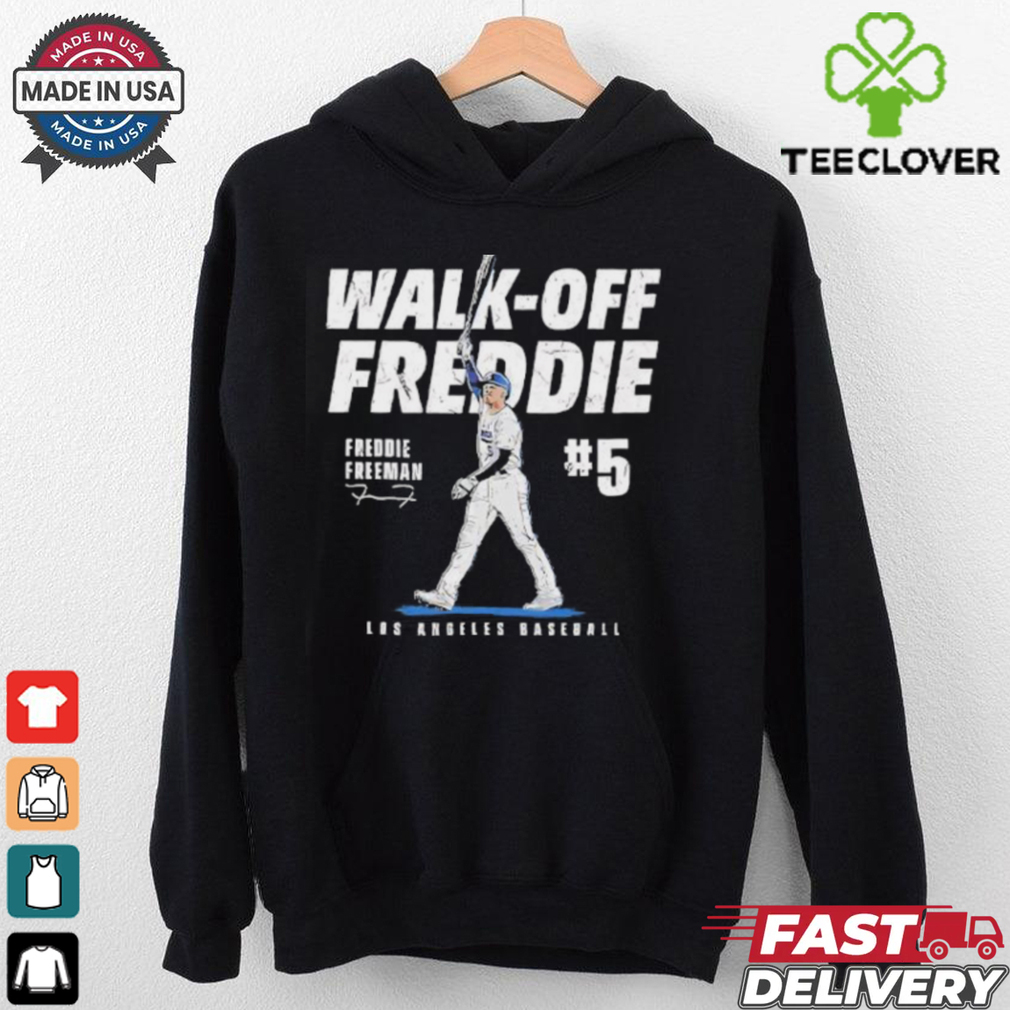 Walk Off Freddie Freeman #5 Los Angeles Dodgers signature shirt Walk Off Freddie Freeman #5 Los Angeles Dodgers signature shirt