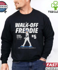 Walk Off Freddie Freeman #5 Los Angeles Dodgers signature shirt