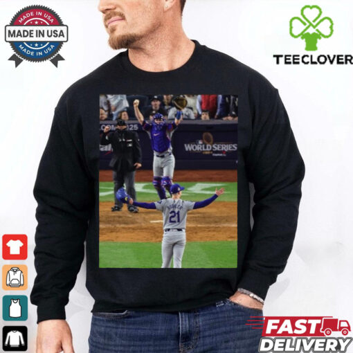 Walker Buehler Celebration World Series Champions 2024 Shirt