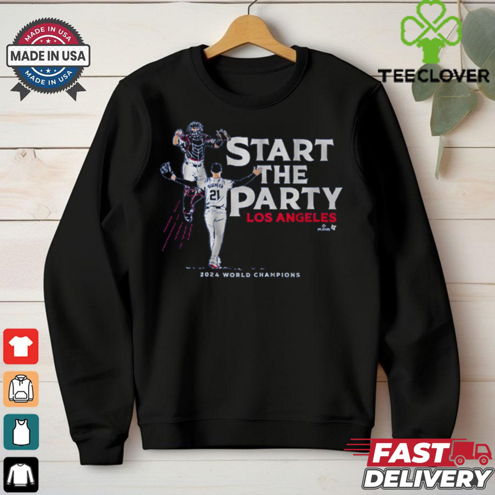 Walker Buehler & Will Smith Start the Party Los Angeles T Shirt Walker Buehler & Will Smith Start the Party Los Angeles T Shirt