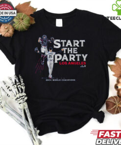 Walker Buehler & Will Smith Start the Party Los Angeles Tee Shirt