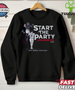 Walker Buehler & Will Smith Start the Party Los Angeles Tee Shirt