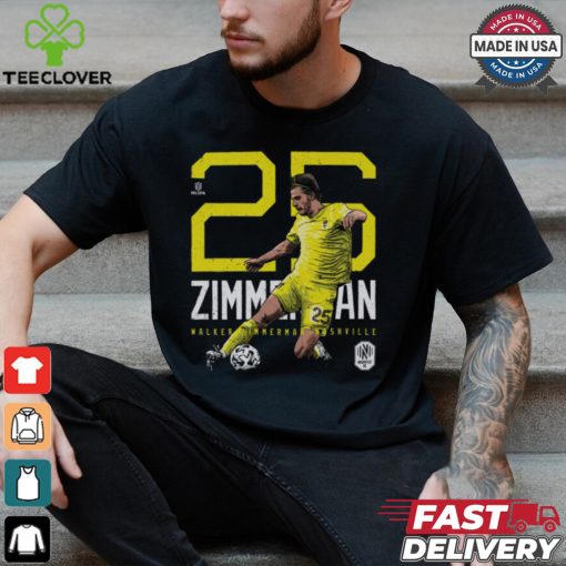Walker Zimmerman Nashville SC Bold Number Shirt