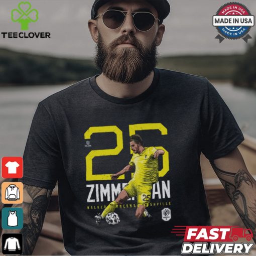 Walker Zimmerman Nashville SC Bold Number Shirt