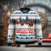 Let It Snow Alien Santa Ugly Christmas Sweater